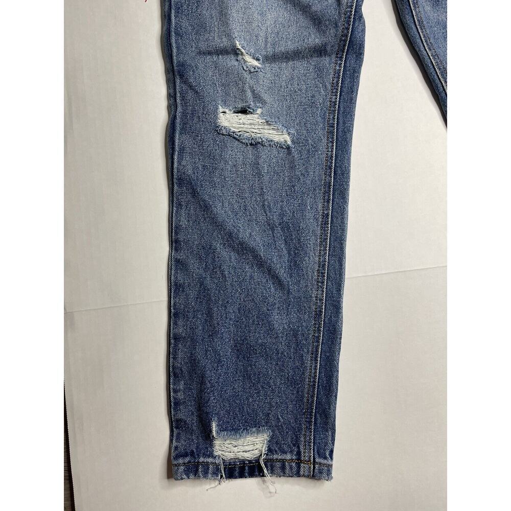 TNR Women’s Jeans Distressed Medium Wash Size 27 Cropped - Picture 4 of 10